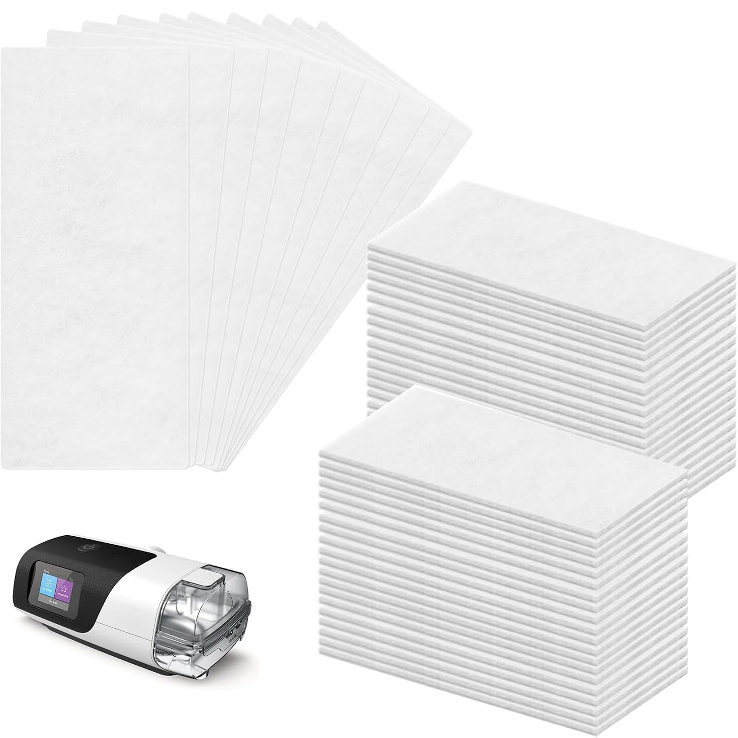 Cpap Filter Replacement Ultra Fine - 10-100 ชิ้น ฟิลเตอร์ CPAP ที่ใช้ร่วมกันได้กับ AirSense