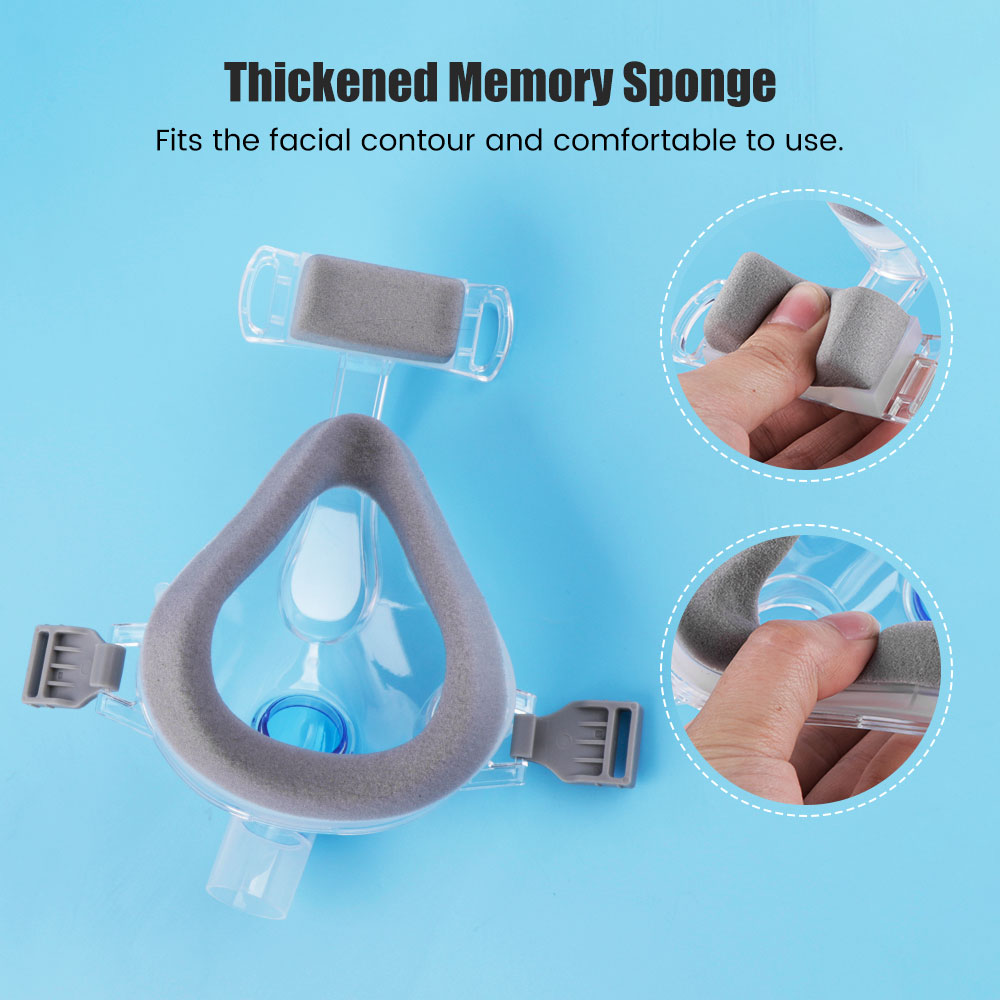 Cpap Full Face Mask Silicone Cushion - ซิลิโคน CPAP Full Face Mask แผ่นโฟมนุ่ม