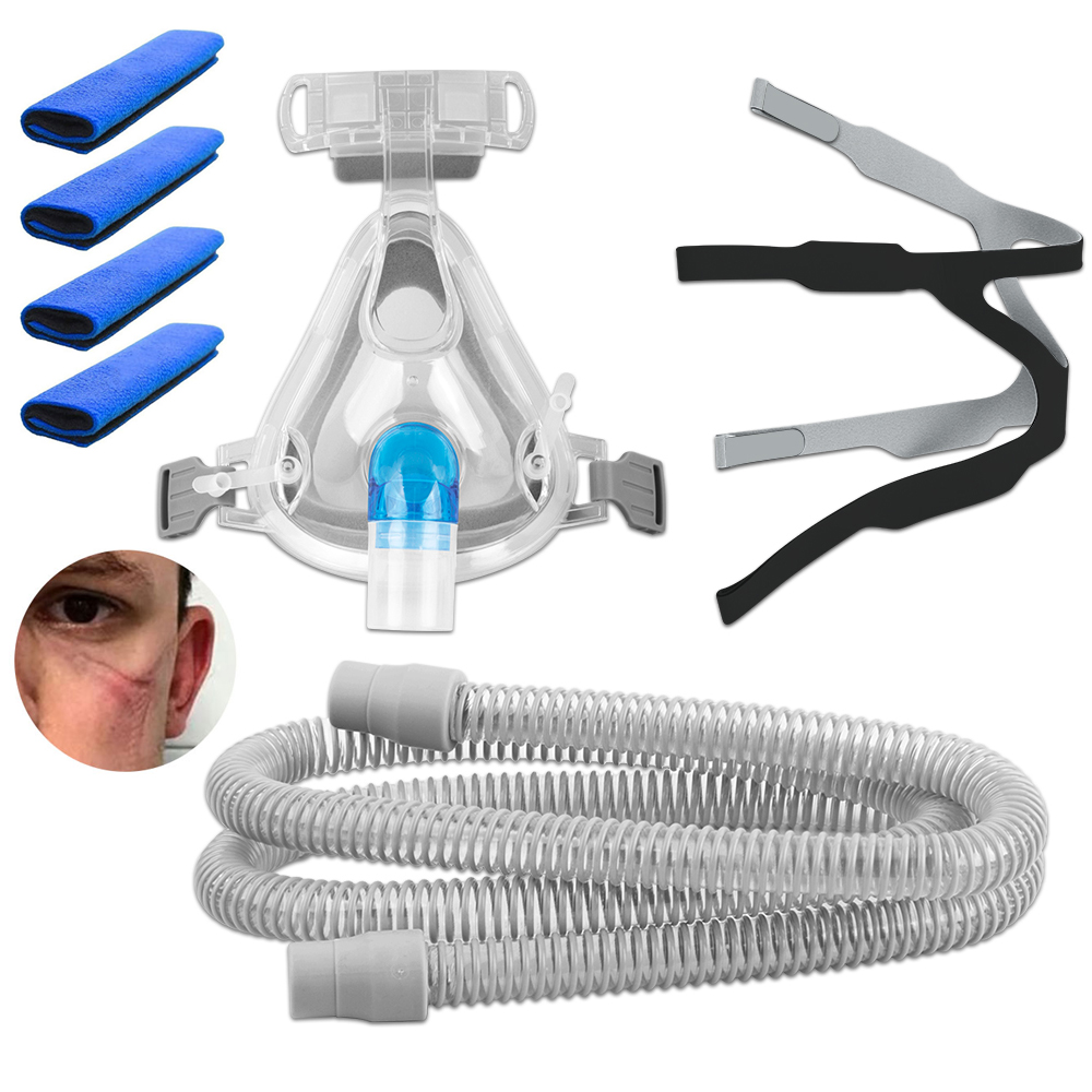 Cpap Mask Headgear Strap Clips - หน้ากาก CPAP Full Face พร้อมสายรัด 4