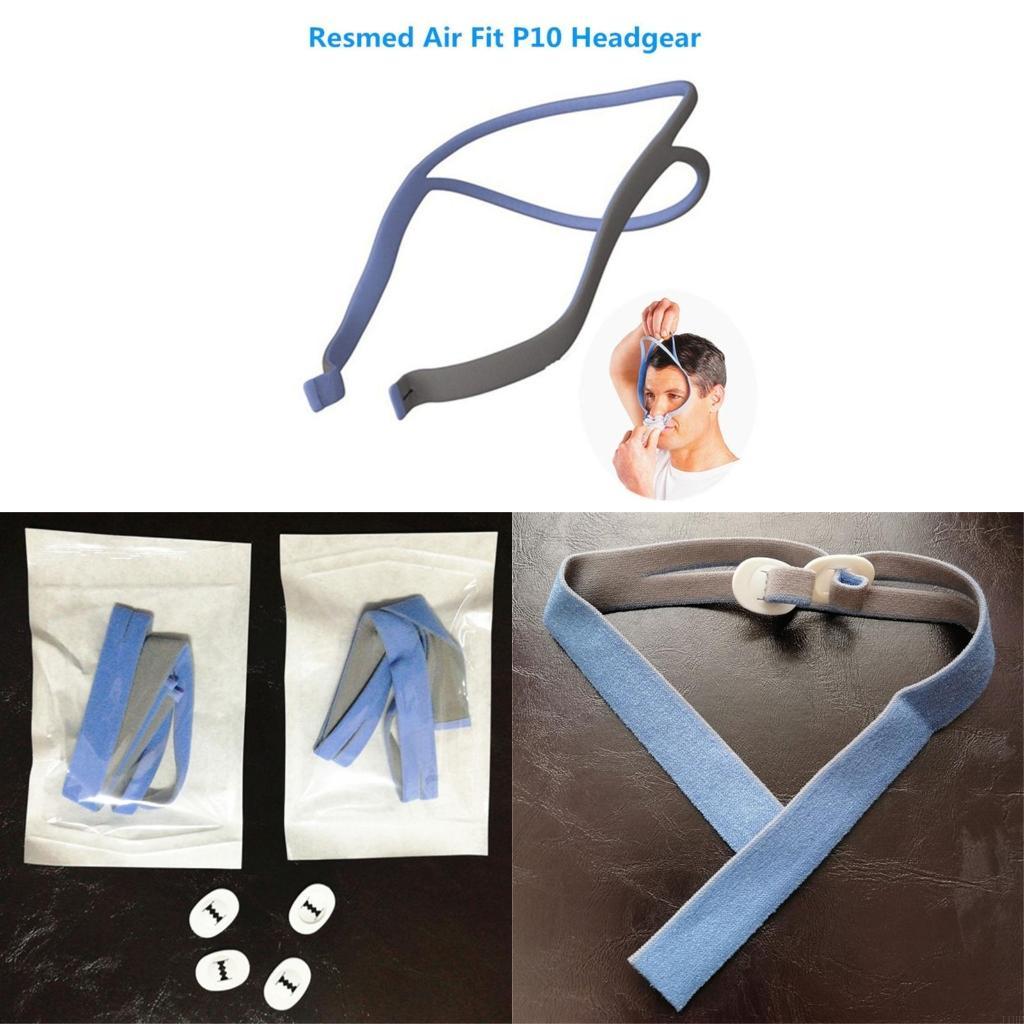 Cpap Nasal Pillow Mask Headgear - J1HF เหมาะสำหรับ ResMed AirFit อุปกรณ์เสริมหมอนรองจมูก หมวกและคลิปปรับ