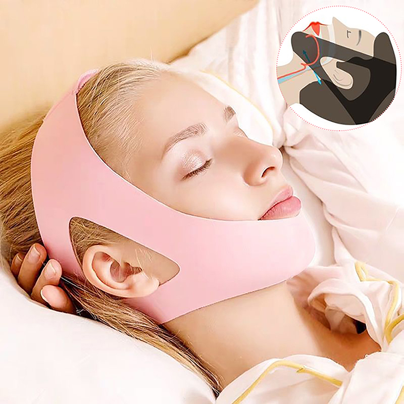 Anti Snore Chin Strap Adjustable - สายรัดนีโอพรีนปรับได้ ป้องกันการนอนกรน สายรัดคาง ป้องกันการนอนกรน ที่ครอบปาก ป้องกันการนอนกรน