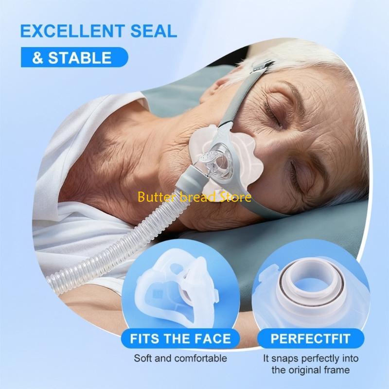Cpap Full Face Mask Silicone Cushion - W89C หน้ากาก CPAP แบบเต็มหน้าซิลิโคนสำหรับ AirFit F40