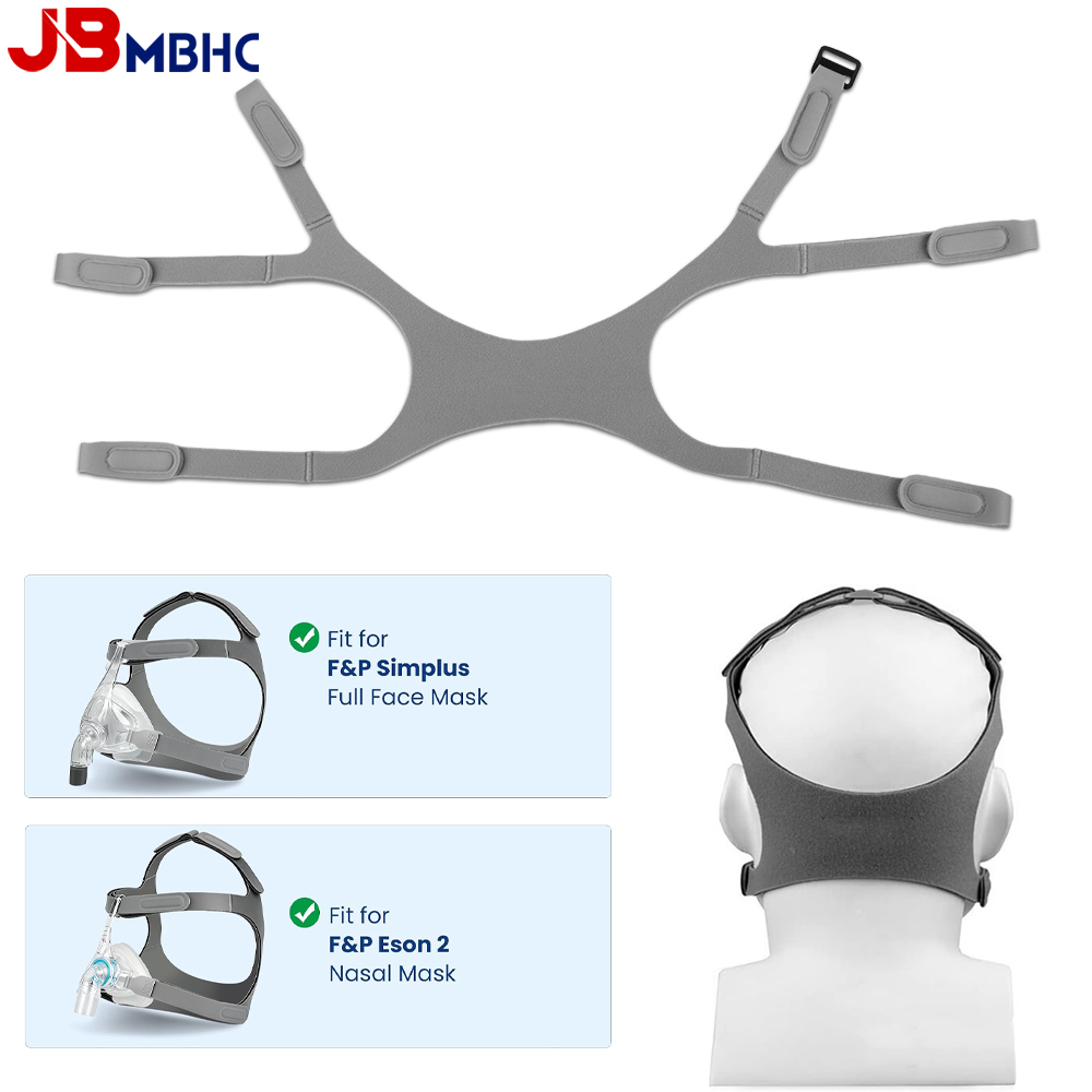 Cpap Mask Headgear Strap Clips - สายรัดศีรษะสำหรับเครื่อง CPAP ที่ใช้แทนของเดิม ใช้ได้กับหน้ากาก Simplus Full