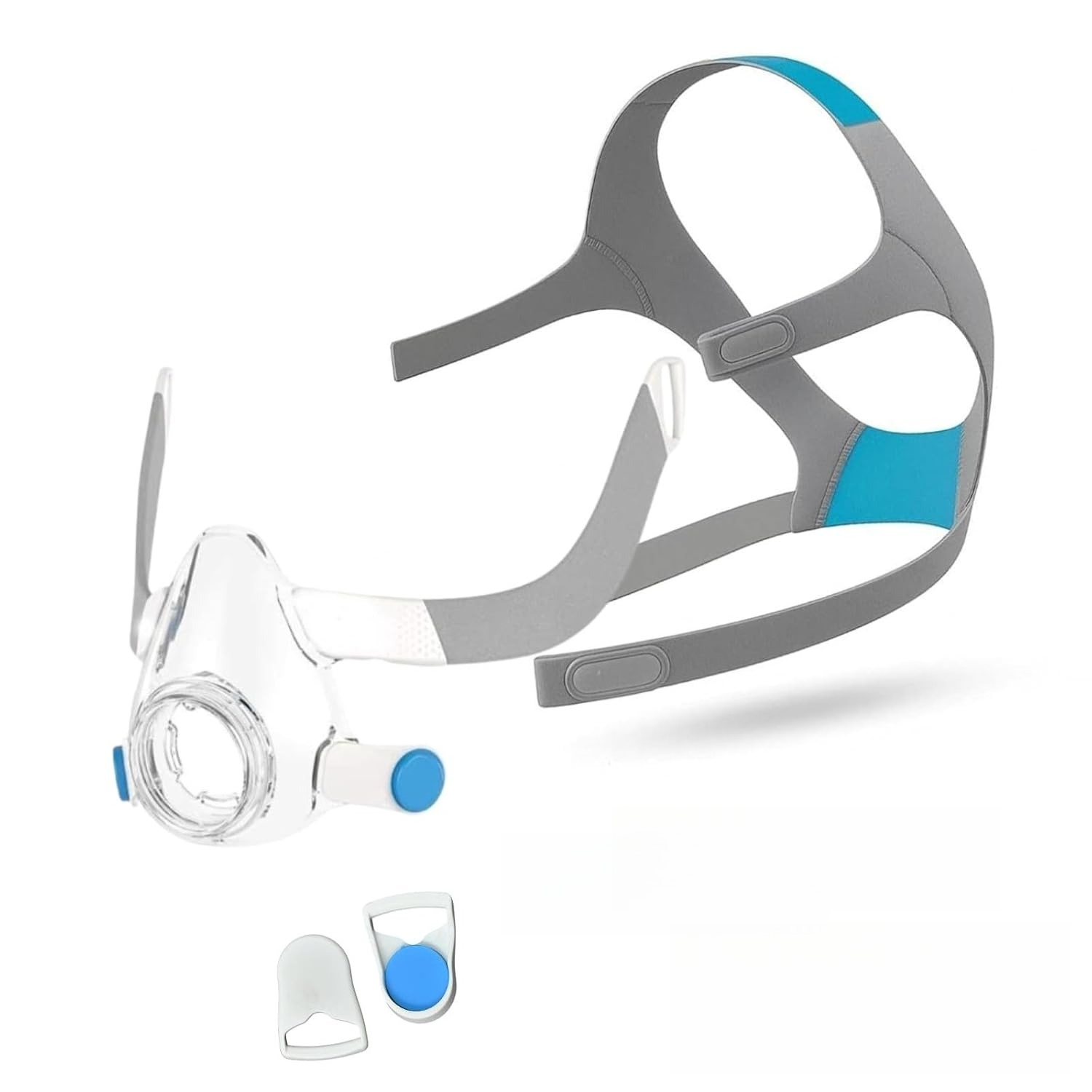 Cpap Mask Headgear Strap Clips - สายรัดศีรษะสำหรับเปลี่ยน Airfit F20 ที่ใช้ได้กับอุปกรณ์ CPAP พร้อมคลิปแม่เหล็ก