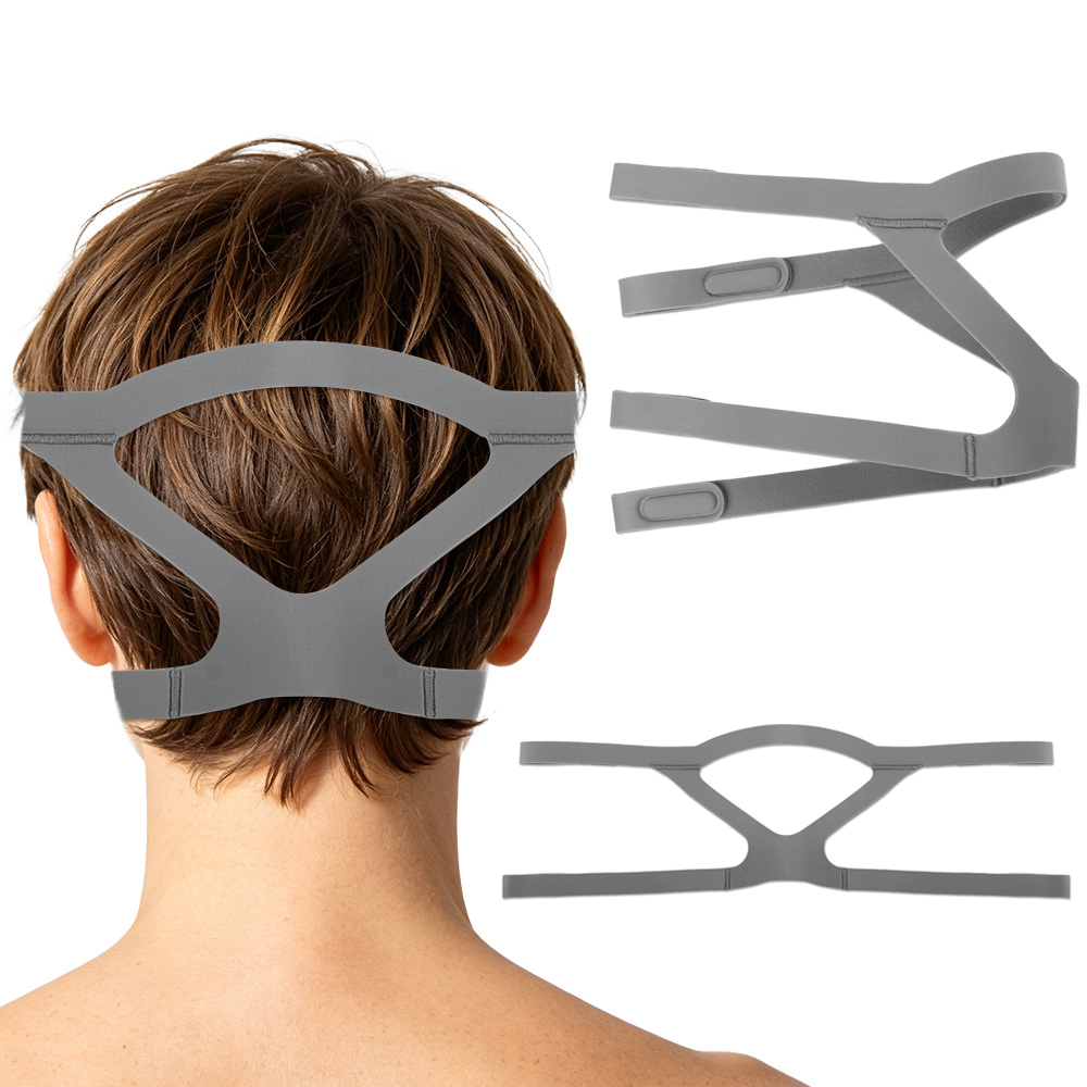 Cpap Mask Headgear Strap Clips - สายรัดศีรษะสำหรับเครื่อง CPAP แบบเปลี่ยนได้ ใช้ได้กับหน้ากากเจล Amara สายคาดศีรษะแบบนุ่ม