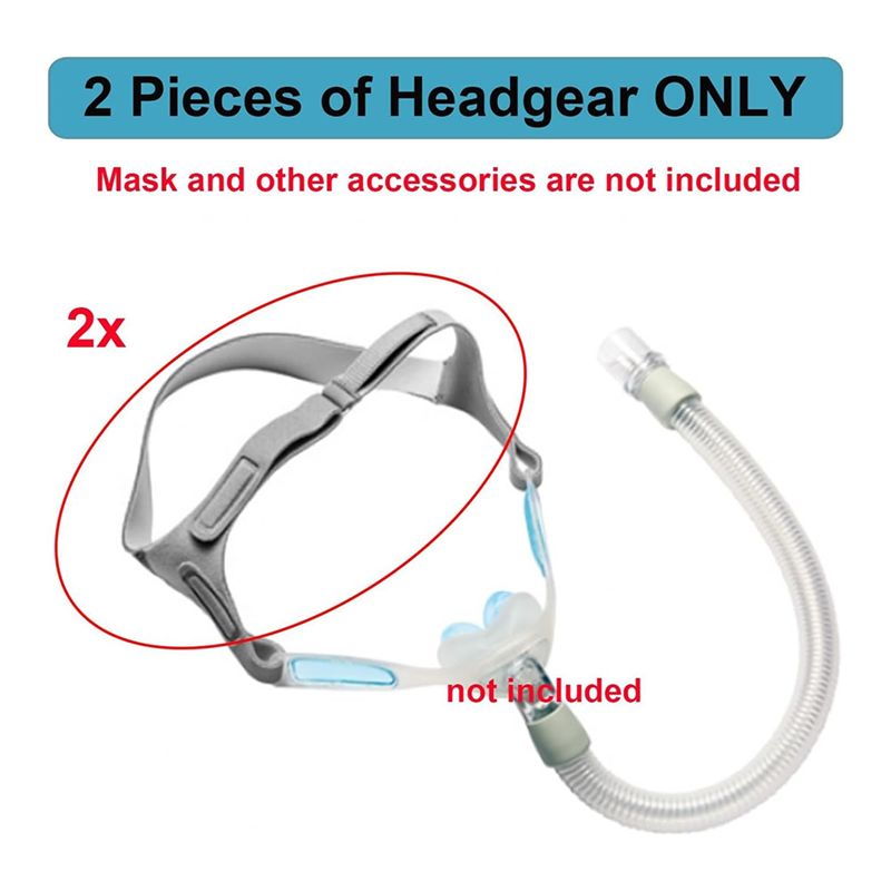 ชุดสายรัดศีรษะสำหรับหน้ากาก CP - Cpap Mask Headgear Strap Clips บทวิจารณ์และราคา