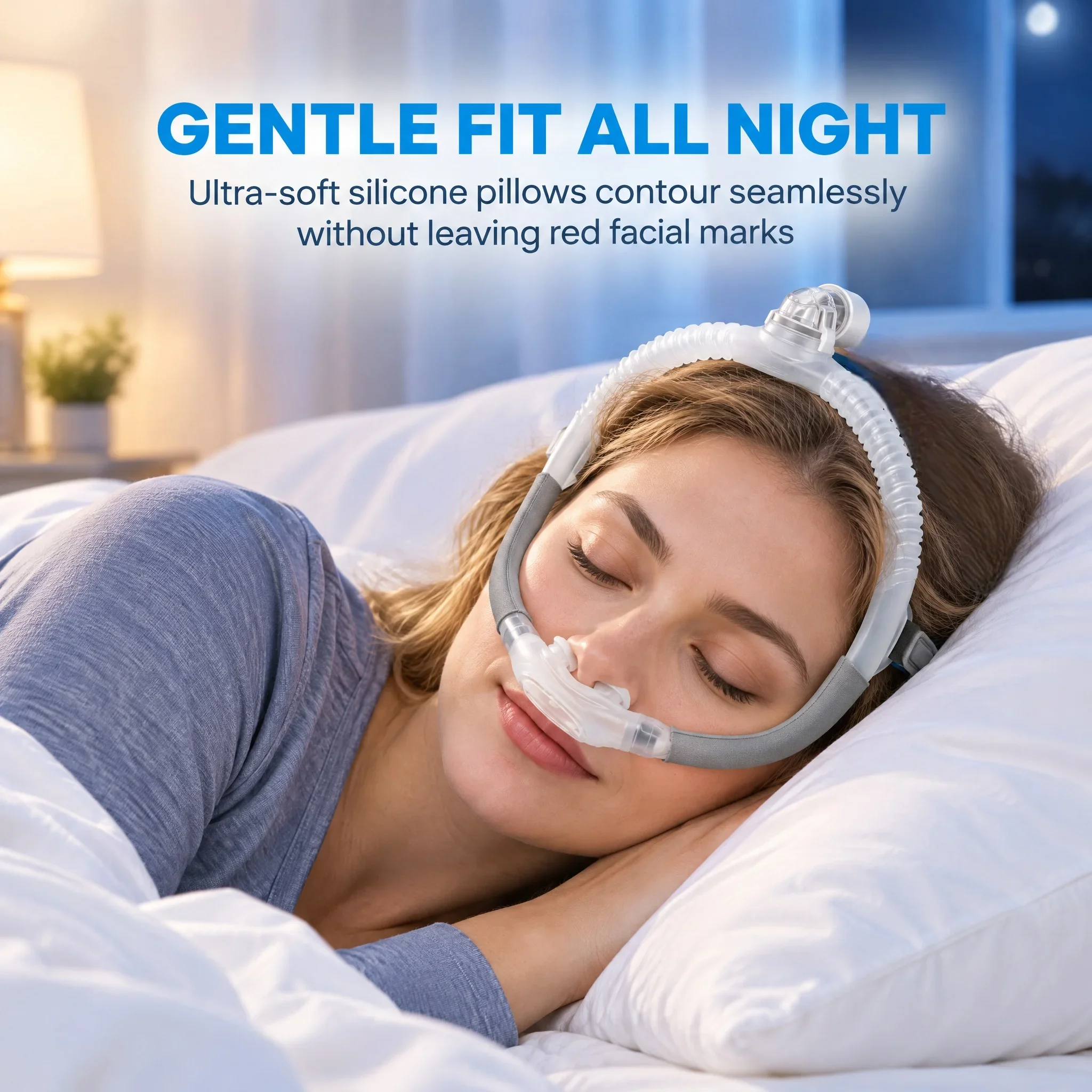 ชุดเปลี่ยนหมอนรองจมูกและโครงสา - Cpap Nasal Pillow Mask Headgear บทวิจารณ์และราคา