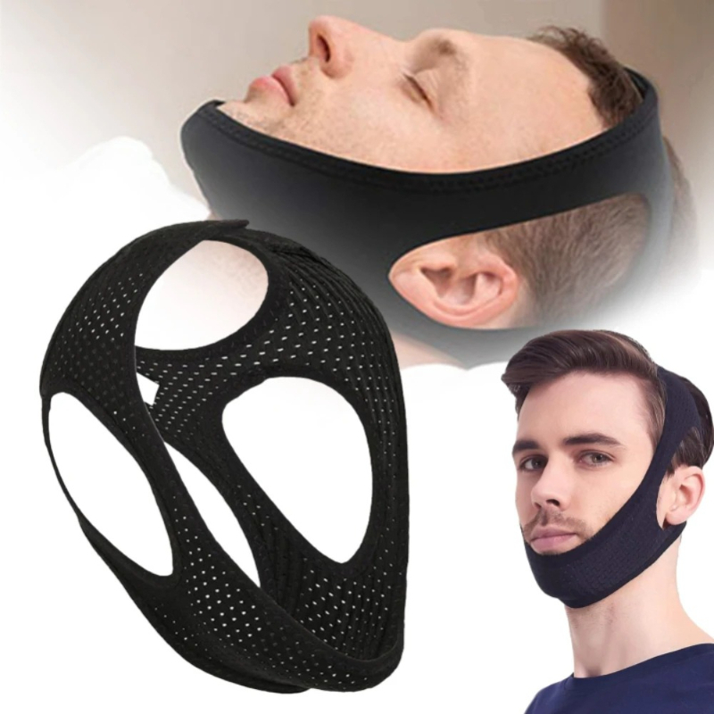 อุปกรณ์แก้ปัญหาหยุดหายใจขณะหลั - Anti Snore Chin Strap Adjustable บทวิจารณ์และราคา