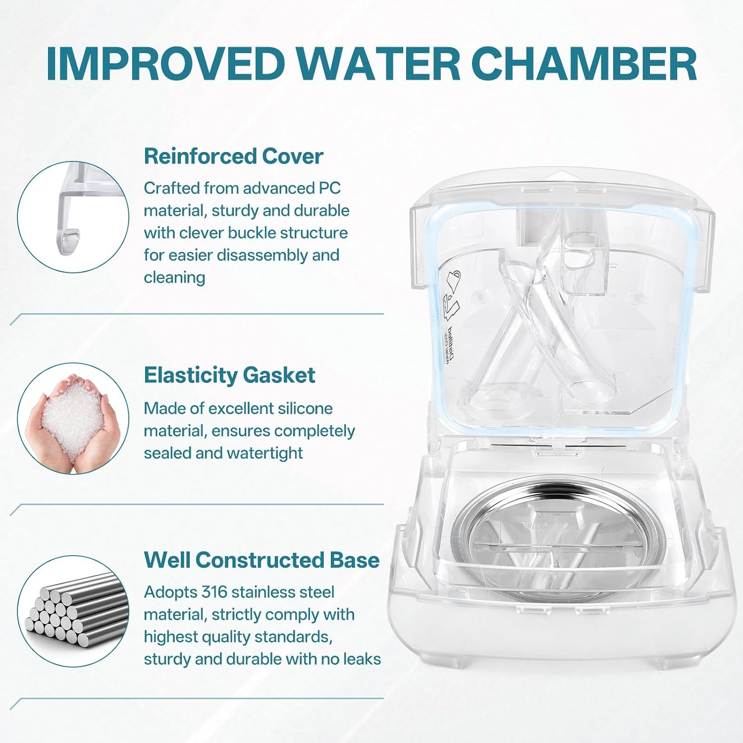 ชุดเติมน้ำสำหรับเครื่อง CPAP ใ - Cpap Machine Water Chamber Humidifier บทวิจารณ์และราคา