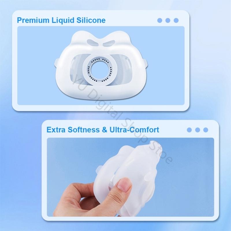 เบาะทดแทนซิลิโคนอ่อนนุ่ม 96BA  - Cpap Full Face Mask Silicone Cushion บทวิจารณ์และราคา