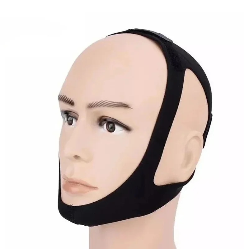 สายรัดคางปรับระดับได้ 1/3/5 ชิ - Anti Snore Chin Strap Adjustable บทวิจารณ์และราคา