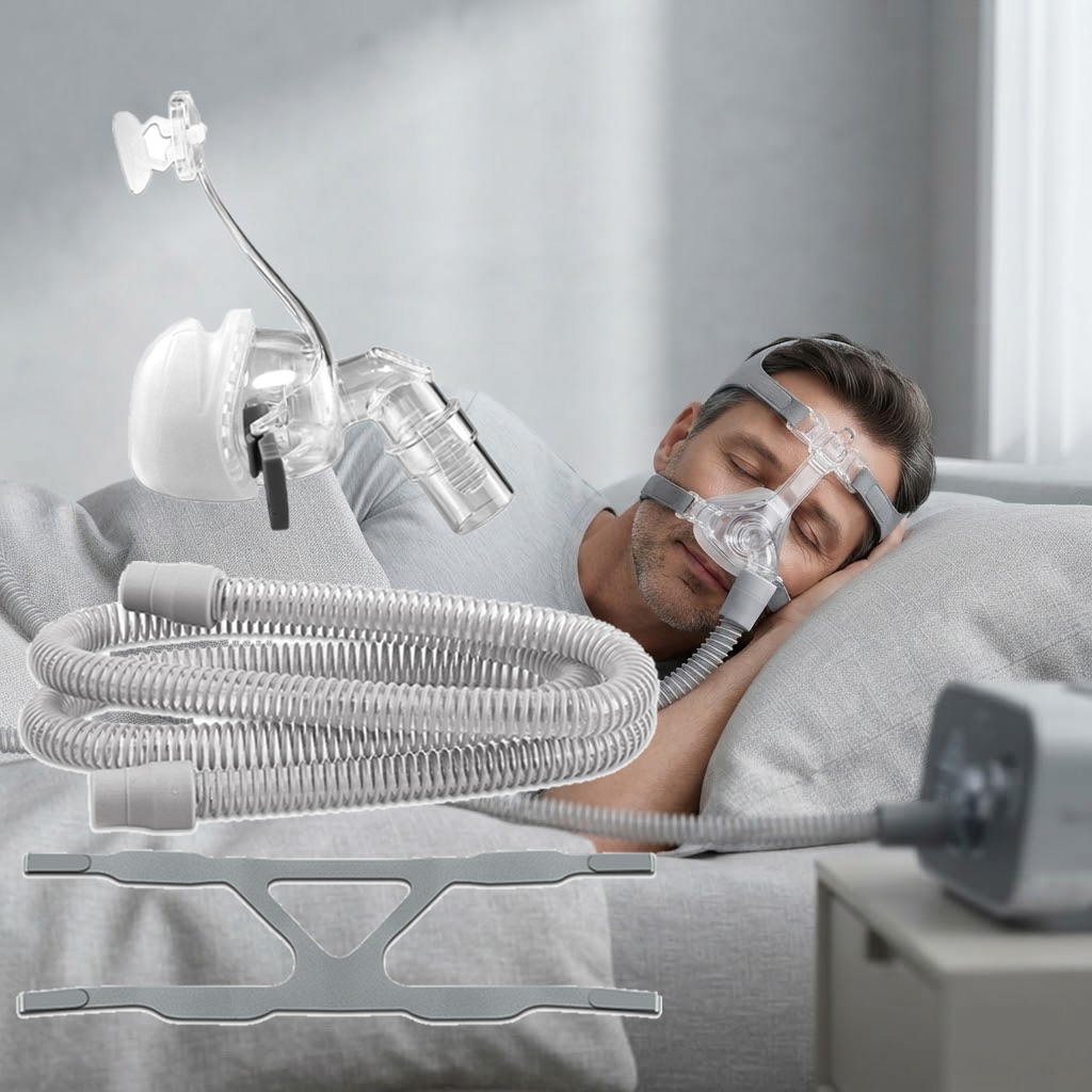 หน้ากาก CPAP ป้องกันการกรนแบบส - Cpap Mask Headgear Strap Clips บทวิจารณ์และราคา