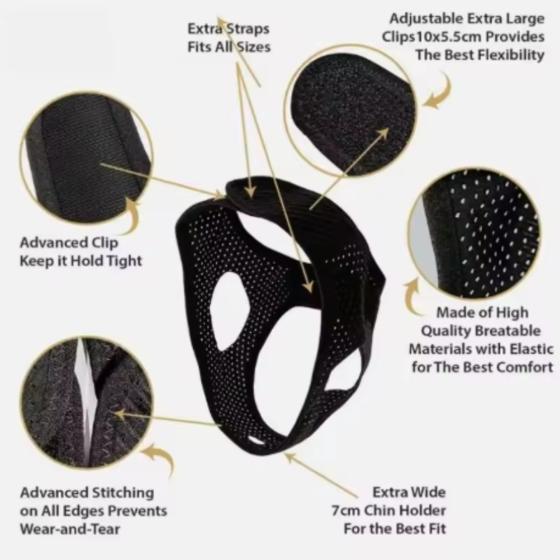 ที่ครอบปากป้องกันการนอนกรนแบบป - Anti Snore Chin Strap Adjustable บทวิจารณ์และราคา