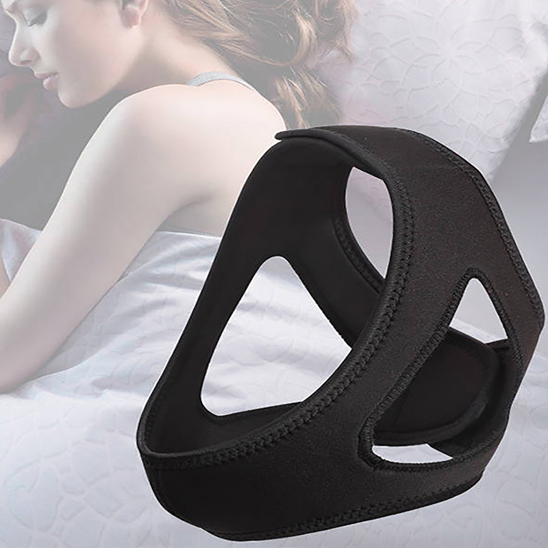 สายรัดนีโอพรีนปรับได้ ป้องกันก - Anti Snore Chin Strap Adjustable บทวิจารณ์และราคา