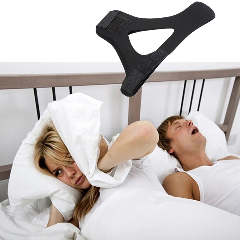 สายรัดนีโอพรีนปรับได้ ป้องกันก - Anti Snore Chin Strap Adjustable บทวิจารณ์และราคา