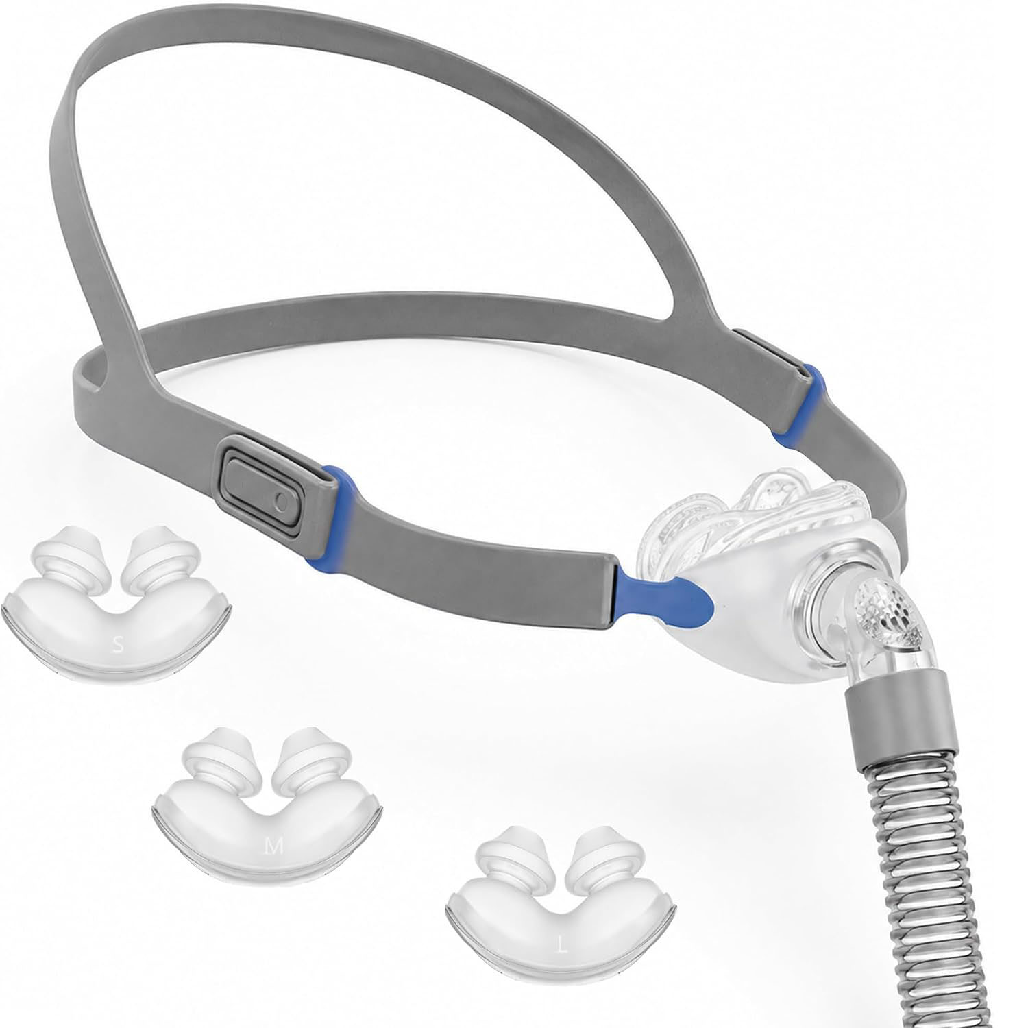 ชุดหน้ากาก CPAP แบบมีหมอนรองจม - Cpap Nasal Pillow Mask Headgear บทวิจารณ์และราคา