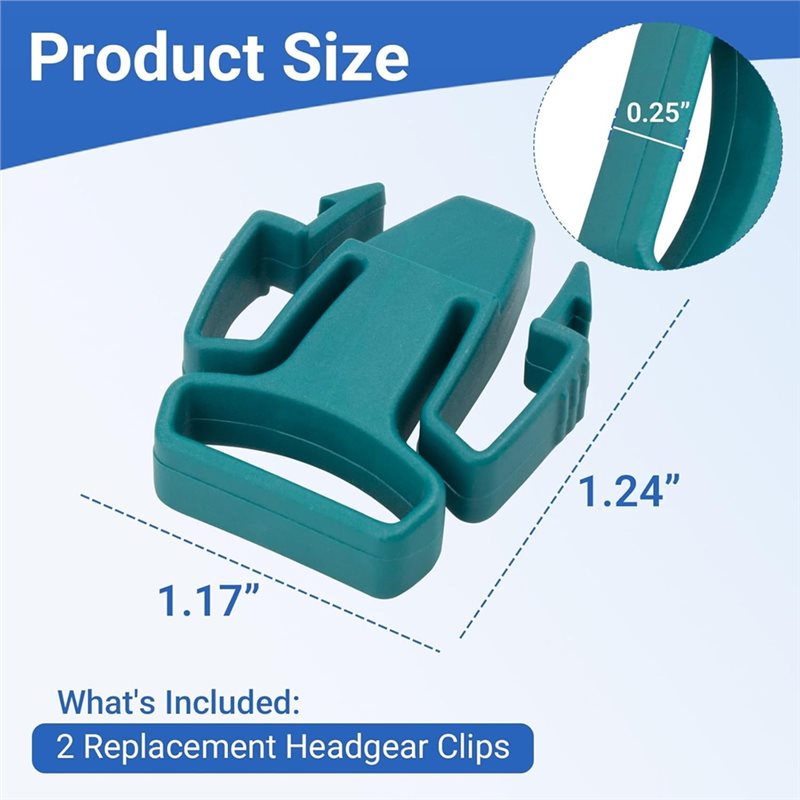 คลิปหนีบสายรัดหน้ากาก DT51 สำห - Cpap Mask Headgear Strap Clips บทวิจารณ์และราคา