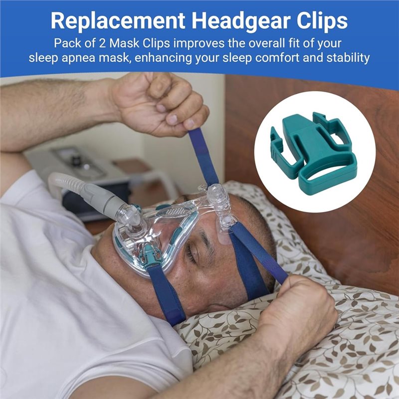 คลิปหนีบสายรัดหน้ากาก DT51 สำห - Cpap Mask Headgear Strap Clips บทวิจารณ์และราคา