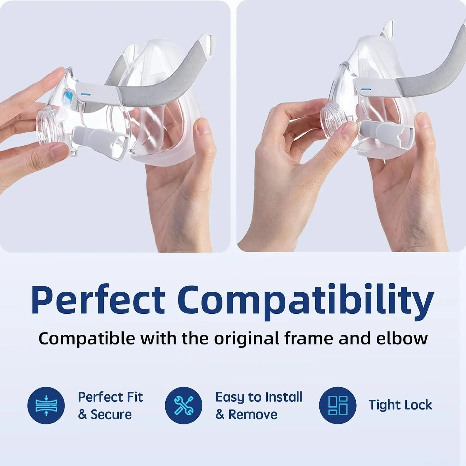 สำหรับแผ่นรองหน้ากาก CPAP แบบเ - Cpap Full Face Mask Silicone Cushion บทวิจารณ์และราคา