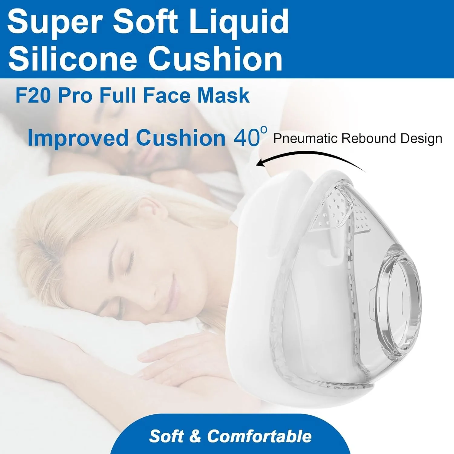 ชุดหน้ากาก AirFit F20 CPAP ครบ - Cpap Full Face Mask Silicone Cushion บทวิจารณ์และราคา