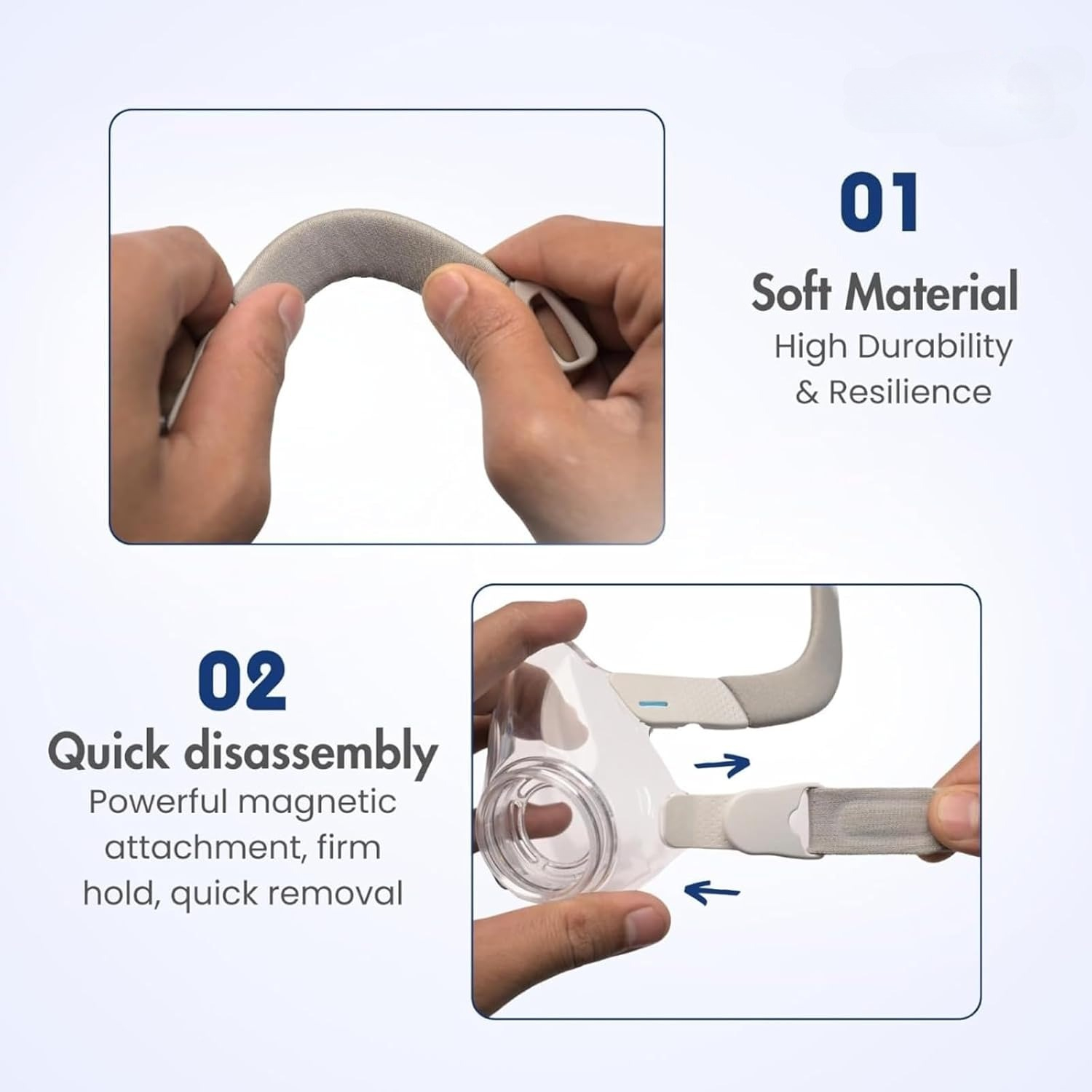 สายรัดศีรษะสำหรับเปลี่ยน Airfi - Cpap Mask Headgear Strap Clips บทวิจารณ์และราคา