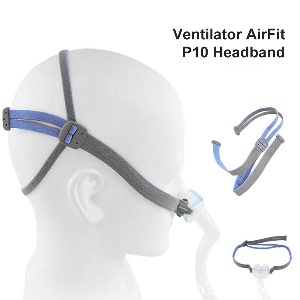 สายรัดหน้ากาก CPAP แบบยืดหยุ่น - Cpap Nasal Pillow Mask Headgear บทวิจารณ์และราคา