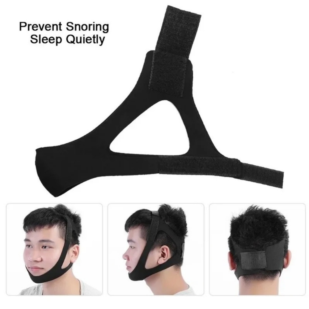 สายรัดป้องกันการนอนกรนแบบปรับไ - Anti Snore Chin Strap Adjustable บทวิจารณ์และราคา